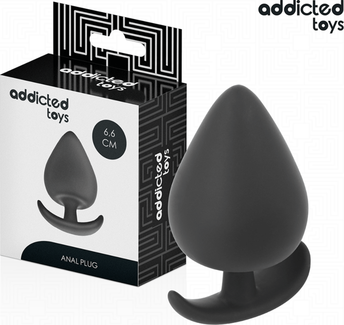 Plug Anal Addicted Toys M 6,6 cm Silicona Confort