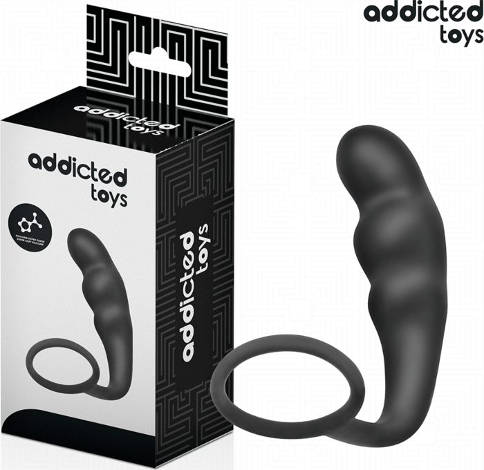 Plug Anal Addicted Toys Modèle 4 - Silicona Con Anillo