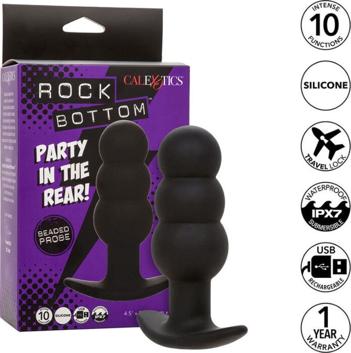 Plug Anal Calexotics Rock Bottom 10 Vibrations Plug Anal Calexotics Rock Bottom 10 Vibrations