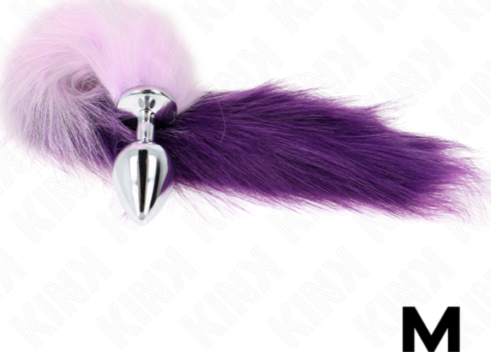 Plug Anal KINK Taille M avec Queue Violette