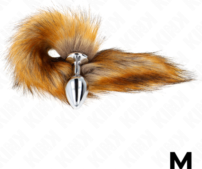 Plug Anal KINK M Brown avec Queue Synthétique