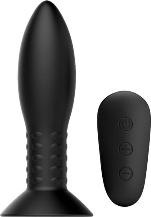 Plug Anal MR PLAY Noir - Boules Rotatives Plug Anal MR PLAY Noir - Boules Rotatives