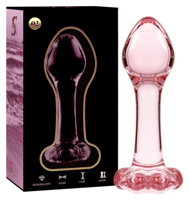 Plug anal NEBULA SERIES BY IBIZA Modèle 2 en cristal