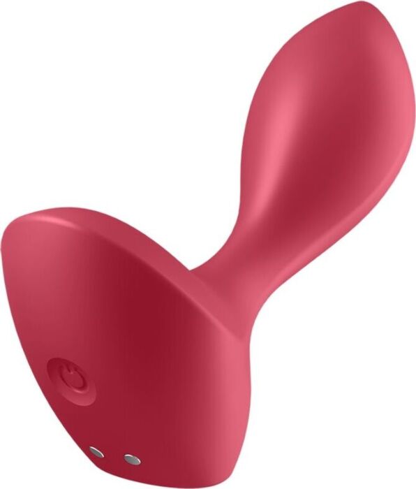 Plug Anal Vibrant Velours Rouge Plug Anal Vibrant Velours Rouge