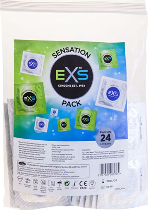 Préservatifs Exs Sensation 24s - Pack 24