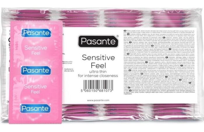 Préservatif Pasante Sensitive 144 unités - Contact intense