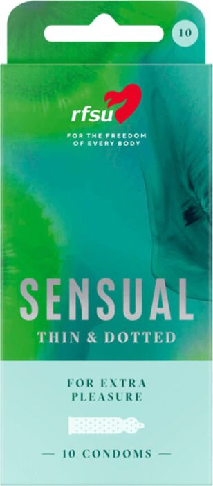 Préservatif Rfsu Nakken à points, lubrifié Préservatif Rfsu Nakken à points, lubrifié