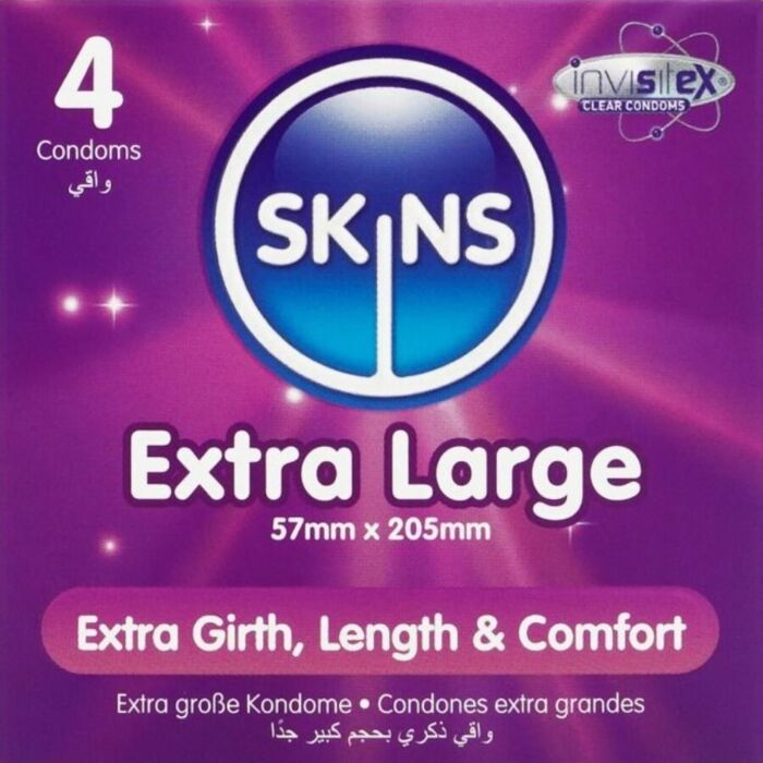 Préservatifs SKINS XL Premium - Confort parfait Préservatifs SKINS XL Premium - Confort parfait