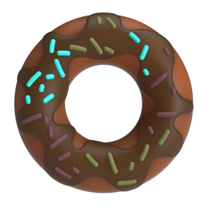 Anneau pour pénis FOR HIM SUPER DONUT avec design beignet Anneau pour pénis FOR HIM SUPER DONUT avec design beignet
