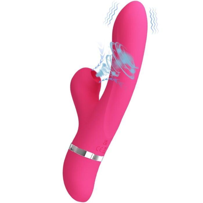 Vibrateur Suceur Pretty Love Willow avec stimulation clitoridienne Vibrateur Suceur Pretty Love Willow avec stimulation clitoridienne