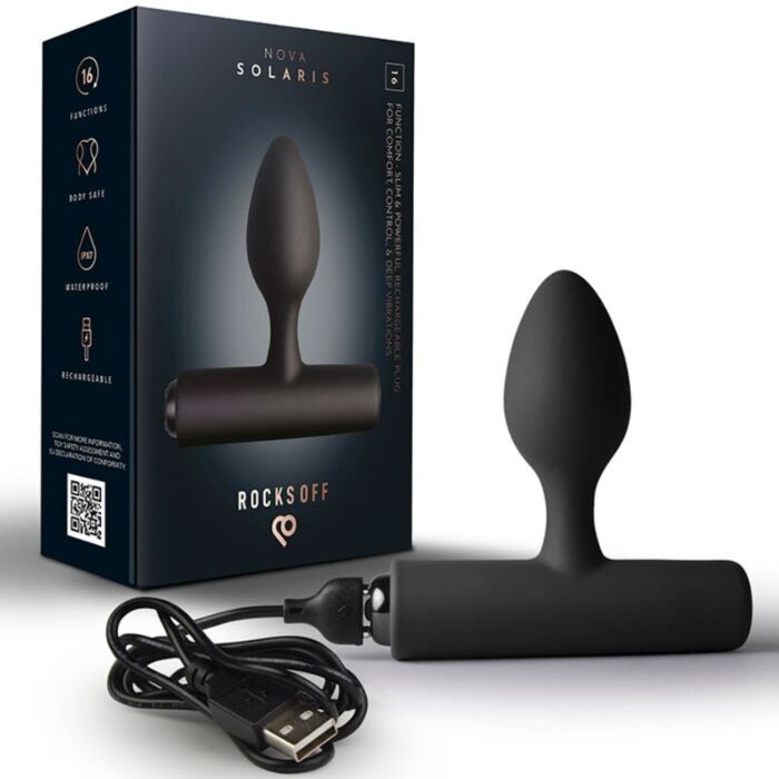 Plug Anal ROCKS-OFF NOVA SOLARIS Rechargeable 16 Fonctions Plug Anal ROCKS-OFF NOVA SOLARIS Rechargeable 16 Fonctions
