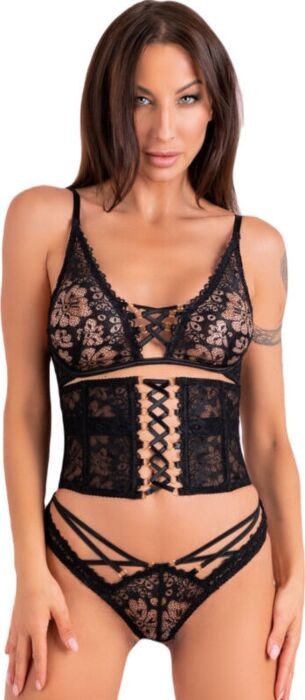 Lingerie Set Livco Corsetti Cinex Atlantin Noir Lingerie Set Livco Corsetti Cinex Atlantin Noir