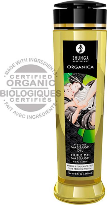 Huile de massage érotique bio comestible Shunga Huile de massage érotique bio comestible Shunga