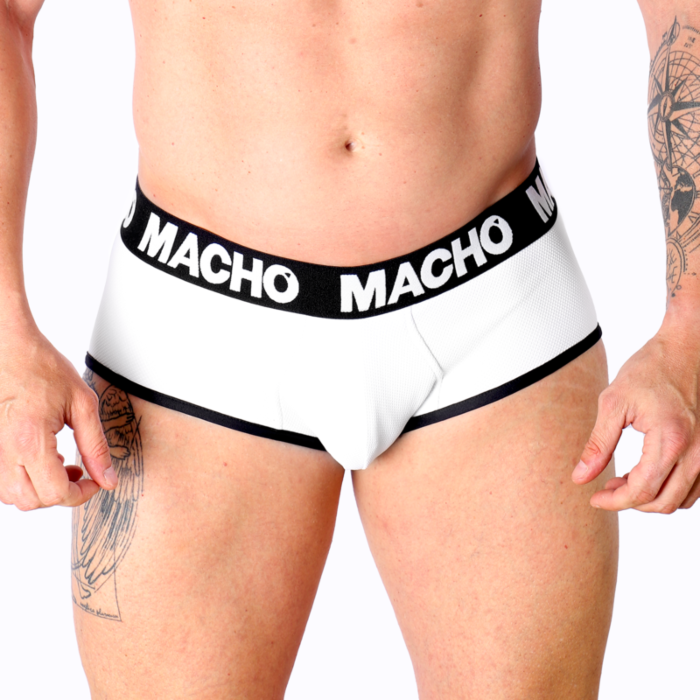 Slip Macho Underwear Blanc - Confort et Élégance Slip Macho Underwear Blanc - Confort et Élégance