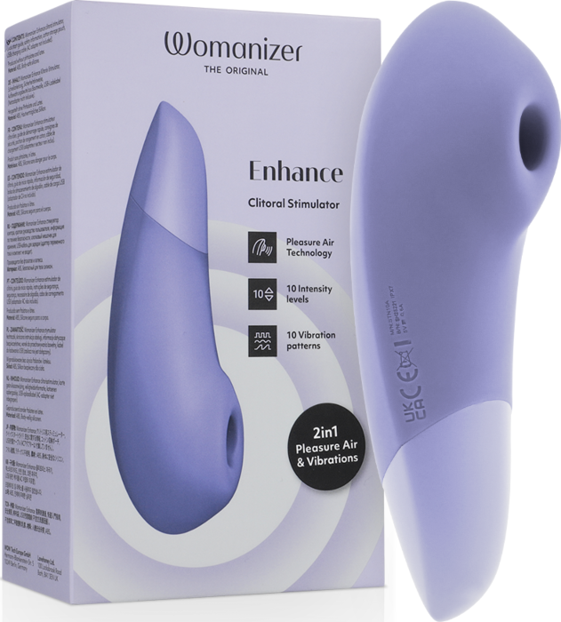 Stimulateur Womanizer Enhance Lila 2 en 1 Stimulateur Womanizer Enhance Lila 2 en 1
