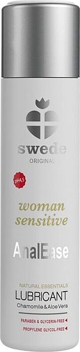 Femme suédoise Swede Sensitive AnalEase à base d'eau 60ml Femme suédoise Swede Sensitive AnalEase à base d'eau 60ml