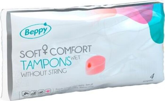 Tampons lubrifiés BEPPY Soft Comfort 4 unités Tampons lubrifiés BEPPY Soft Comfort 4 unités
