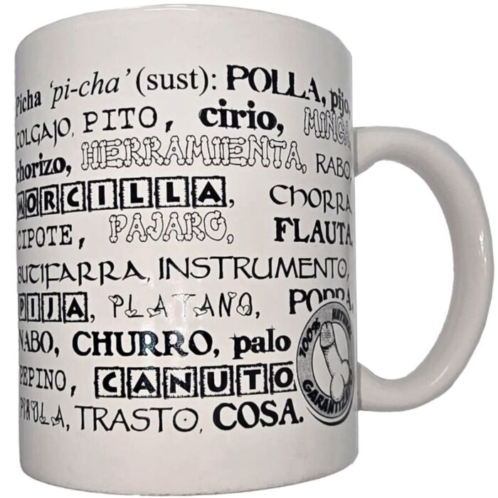 Tasse Érotique Diablo Picante Synonymes Pénis