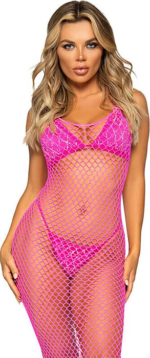 Robe Longue Fuchsia Leg Avenue Dos Nu Robe Longue Fuchsia Leg Avenue Dos Nu