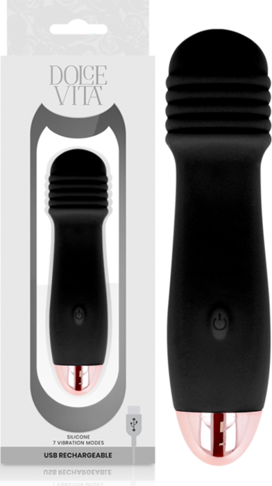 Vibromasseur Dolce Noir 7X Vibromasseur Dolce Noir 7X