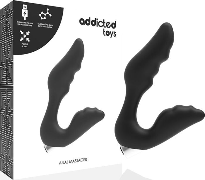 Vibrateur prostatique Addicted Toys Modèle 6 - Éxtase masculine Vibrateur prostatique Addicted Toys Modèle 6 - Éxtase masculine