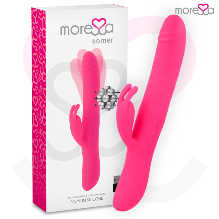 Vibrateur Rabbit MORESSA SOMER avec rotations multiples puissantes Vibrateur Rabbit MORESSA SOMER avec rotations multiples puissantes