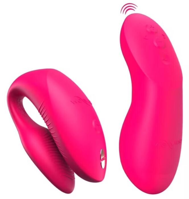 Vibromasseur WE-VIBE CHORUS PRO rose électrique pour couples