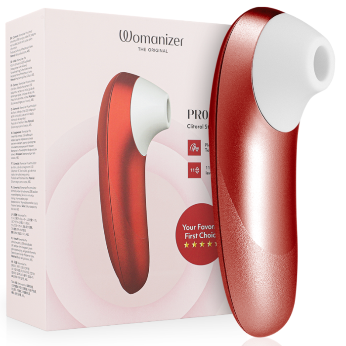 Stimulateur Clitoridien Womanizer Pro Vibrant avec 11 niveaux d'intensité Stimulateur Clitoridien Womanizer Pro Vibrant avec 11 niveaux d'intensité