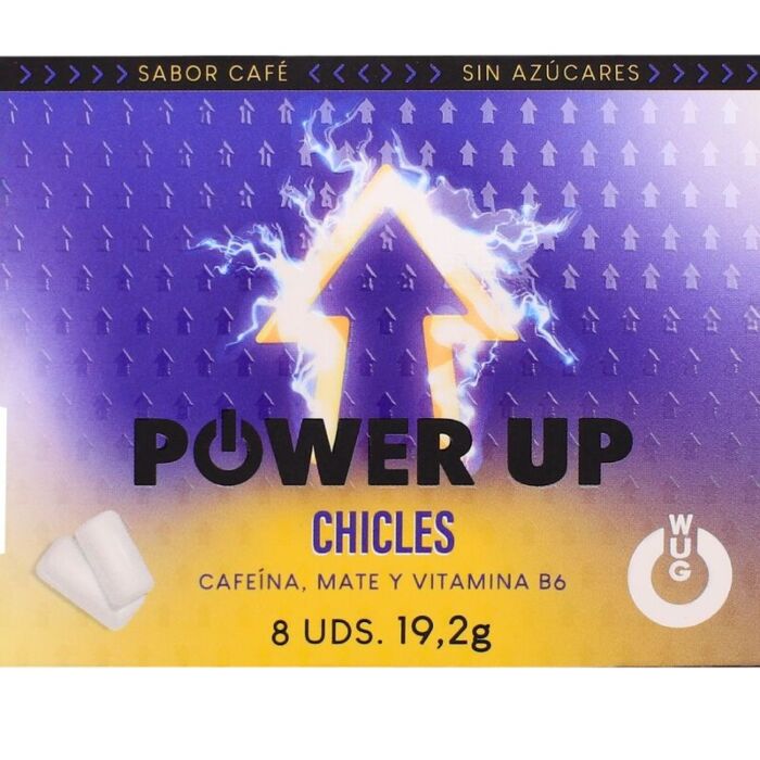 Chicles WUG GUM WUG POWER UP au goût de café Chicles WUG GUM WUG POWER UP au goût de café