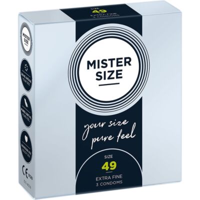 Mister taille 49 (pack de 3) - extra fino