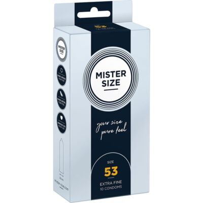 Mister taille 53mm - pack de 10 conservativos