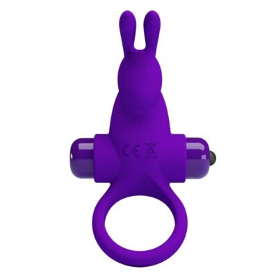 Anillo Vibrantor Pretty Love Morado avec Rabbit