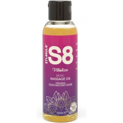 S8 aceite de masaje vitalice: lima omani y jengibre picante - 125ml