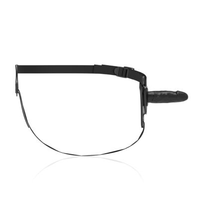 Fetish submissive arnãs silicona negro realistic 16cm