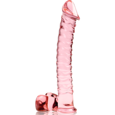 Dildo en Cristal Rose Nébuleuse