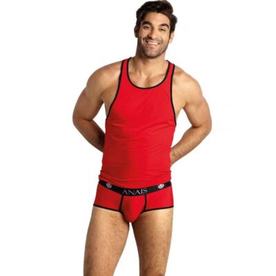 T-shirt en microfibre rouge "Séduction Masculine
