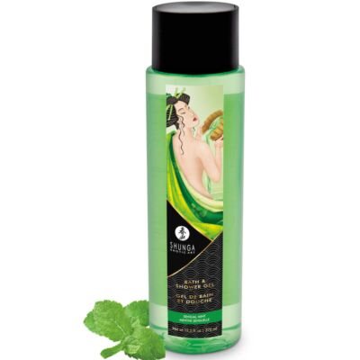 Gel douche & bain Shunga Menthe 370 ml - Cosmétique Érotique