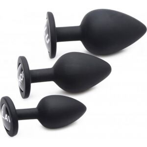 Master series - set plug de silicona - black