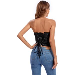 Corset PVC Steel Boned XL: Corset en PVC à baleines en acier taille XL
