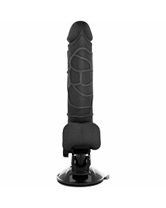 Vibromasseur Réaliste à Distance, 18,5cm - Noir