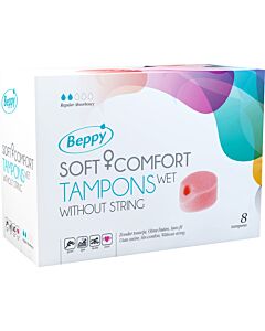 Tampons Beppy lubrifiés 8 pcs