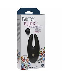 Body bling - vibromasseur point G avec bijoux - noir