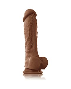 Colours pleasures pene realístico 23cm - caramelo