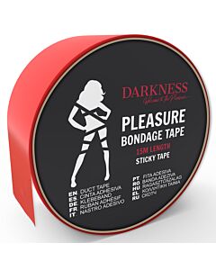 Ruban de bondage rouge séduisant