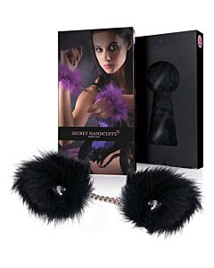 Menottes marabou noir