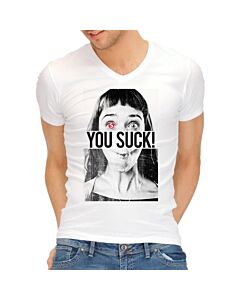 T-shirt drôle vous sucez