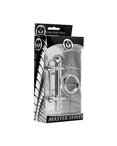 Cum-thru plug para el pene