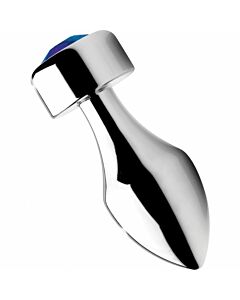 Bouchon en aluminium avec gemme bleue - petit