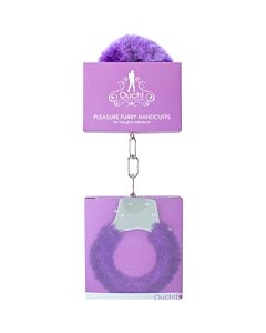 menottes plaisir Ouch avec lilas en peluche