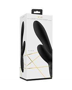 Kyra - Lapin point G silicone - noir